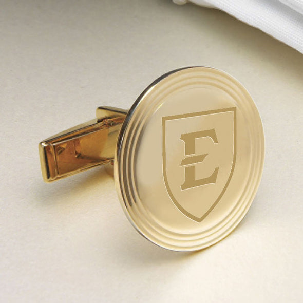 East Tennessee State 14K Gold Cufflinks Shot #2