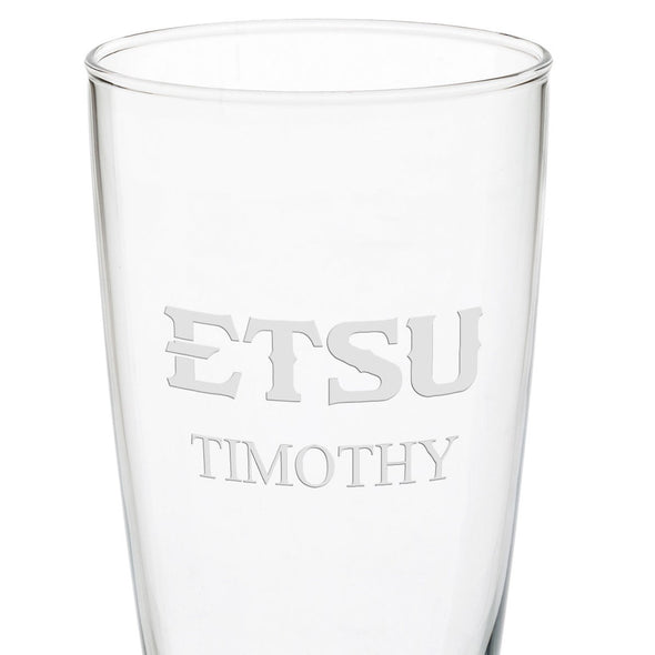 East Tennessee State 20oz Pilsner Glasses - Set of 2 Shot #3