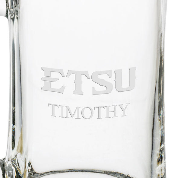 East Tennessee State 25 oz Beer Mug Shot #3