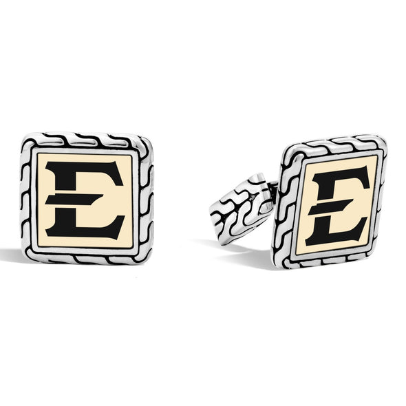 East Tennessee State Cufflinks by John Hardy with 18K Gold Shot #2