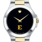 East Tennessee State Men's Movado Collection Two-Tone Watch with Black Dial Shot #1