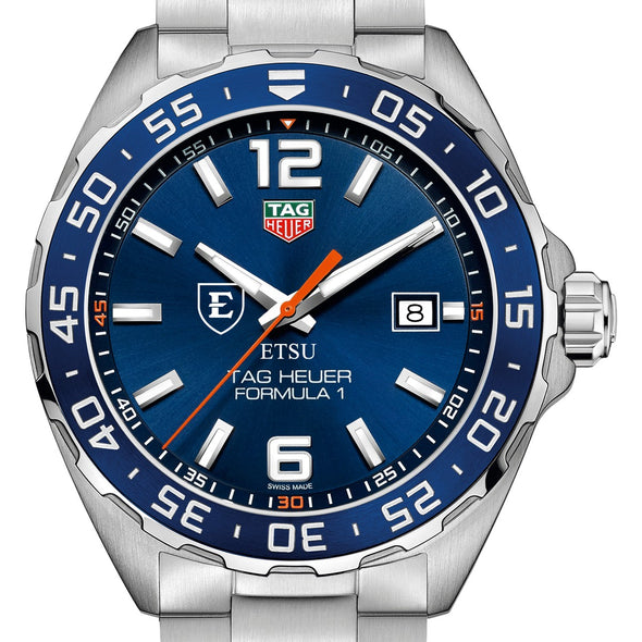 East Tennessee State Men&#39;s TAG Heuer Formula 1 with Blue Dial &amp; Bezel Shot #1
