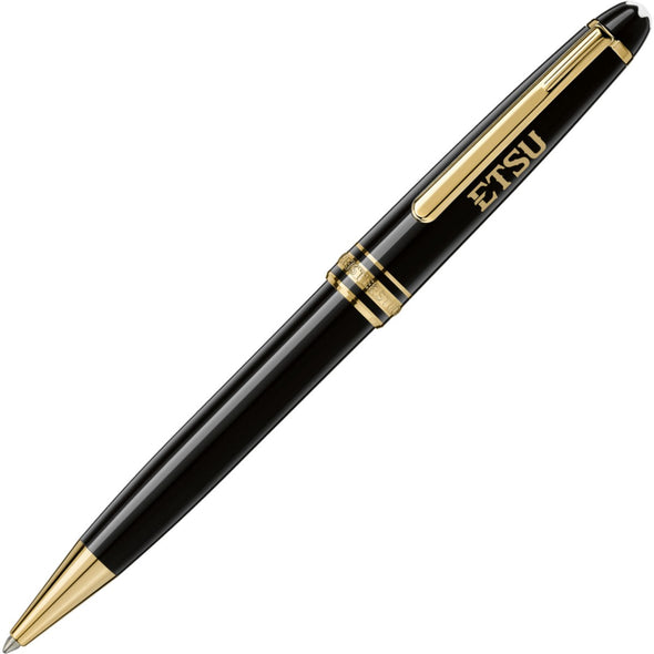 East Tennessee State Montblanc Meisterstück Classique Ballpoint Pen in Gold Shot #1