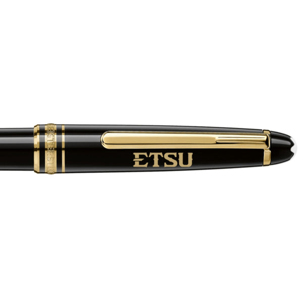 East Tennessee State Montblanc Meisterstück Classique Ballpoint Pen in Gold Shot #2