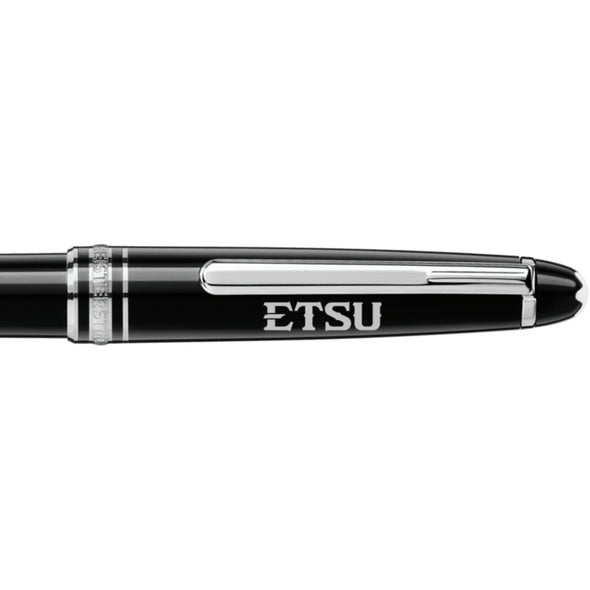 East Tennessee State Montblanc Meisterstück Classique Ballpoint Pen in Platinum Shot #2