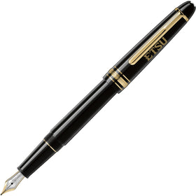 East Tennessee State Montblanc Meisterstück Classique Fountain Pen in Gold Shot #1