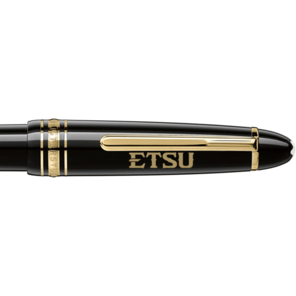East Tennessee State Montblanc Meisterstück LeGrand Ballpoint Pen in Gold Shot #2
