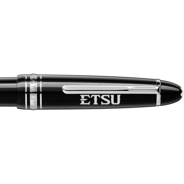 East Tennessee State Montblanc Meisterstück LeGrand Ballpoint Pen in Platinum Shot #2