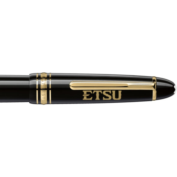 East Tennessee State Montblanc Meisterstück LeGrand Rollerball Pen in Gold Shot #2