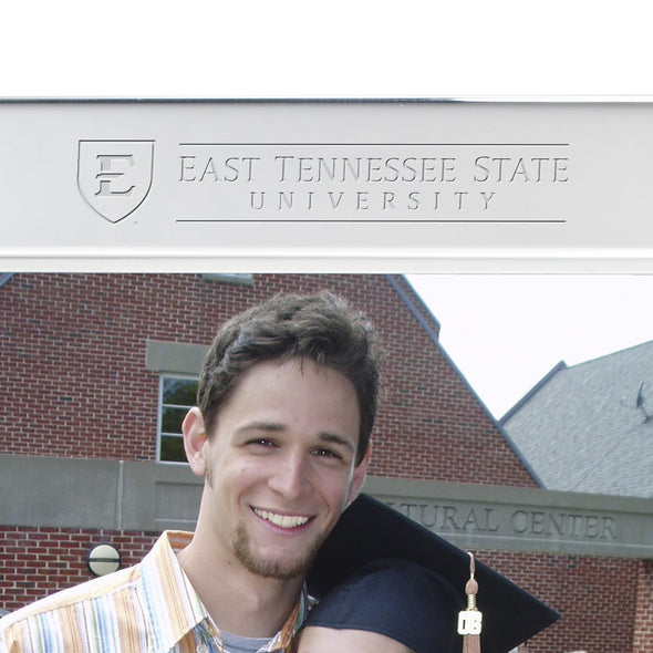 East Tennessee State Polished Pewter 5x7 Picture Frame Shot #2