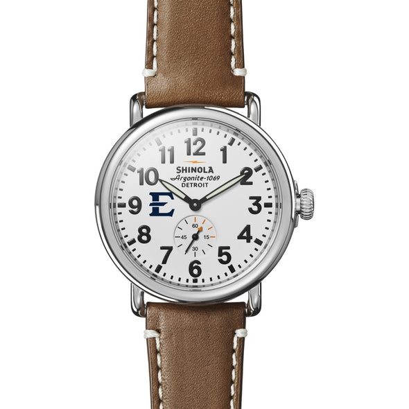 East Tennessee State Shinola Watch, The Runwell 41mm White Dial Shot #2