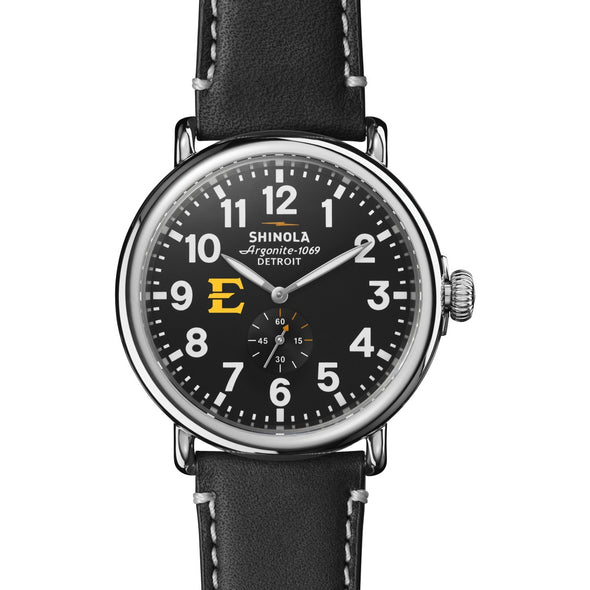 East Tennessee State Shinola Watch, The Runwell 47mm Black Dial Shot #2
