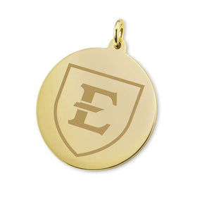 East Tennessee State University 18K Gold Charm Shot #1
