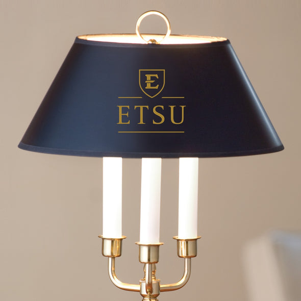 East Tennessee State University Lamp in Brass &amp; Marble Shot #2