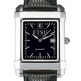 East Tennessee State University Men's Black Quad with Leather Shot #1