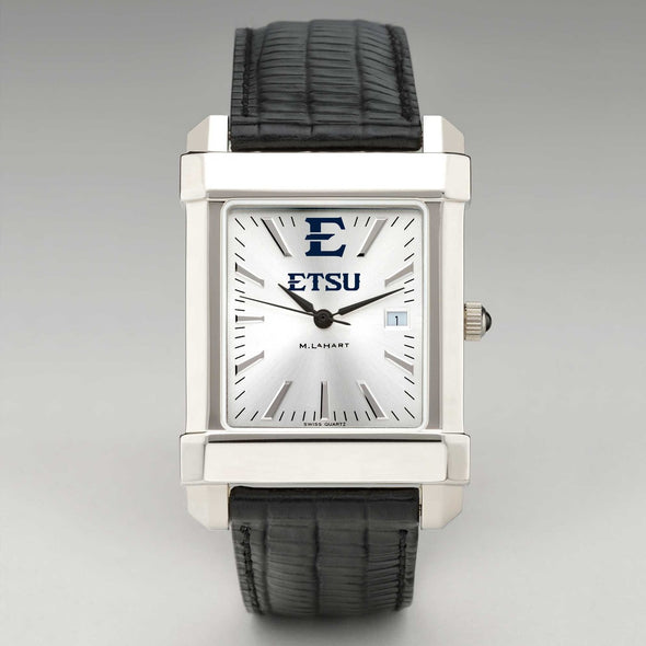 East Tennessee State University Men's Collegiate Watch with Leather Strap Shot #2