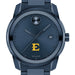 East Tennessee State University Men's Movado BOLD Blue Ion with Date Window