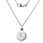 East Tennessee State University Necklace with Charm in Sterling Silver Shot #2