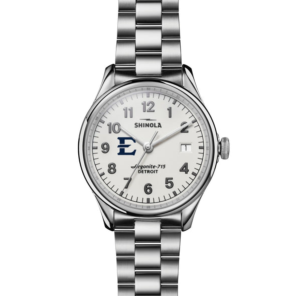 East Tennessee State University Shinola Watch, The Vinton 38 mm Alabaster Dial at M.LaHart &amp; Co. Shot #2
