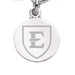 East Tennessee State University Sterling Silver Charm