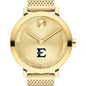 East Tennessee State University Women's Movado Bold Gold with Mesh Bracelet Shot #1