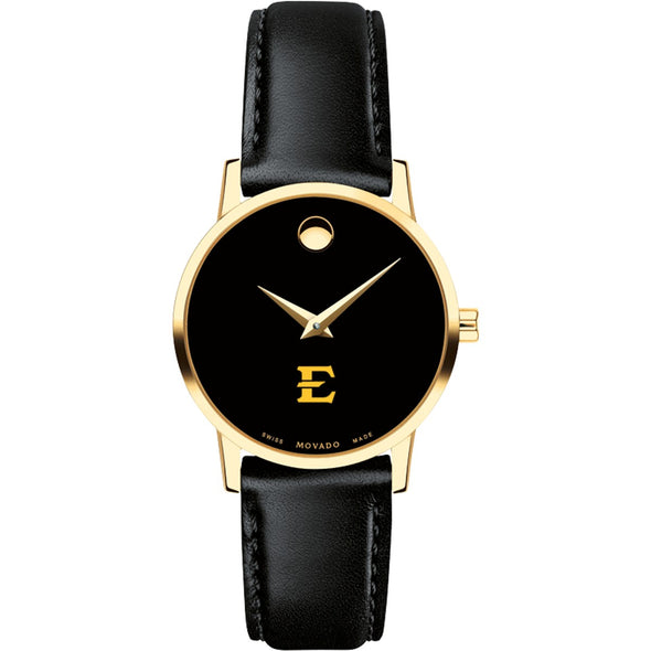 East Tennessee State Women&#39;s Movado Gold Museum Classic Leather Shot #2
