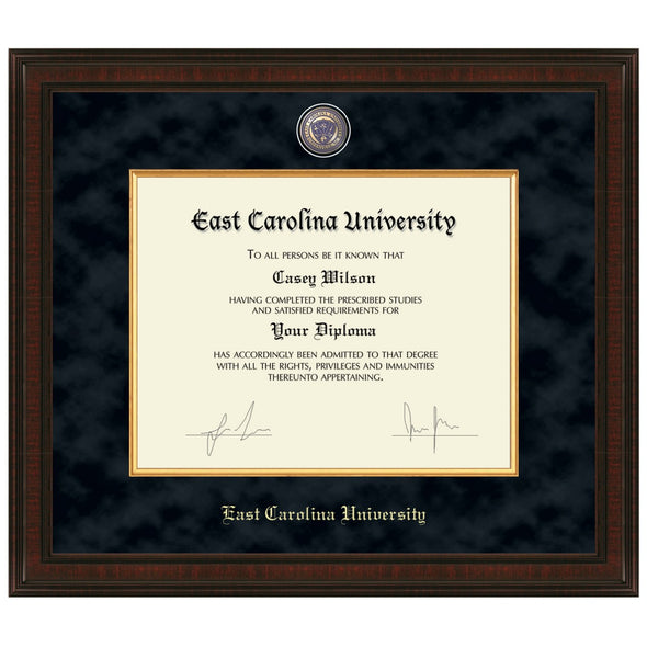 ECU Diploma Frame - Excelsior Shot #1
