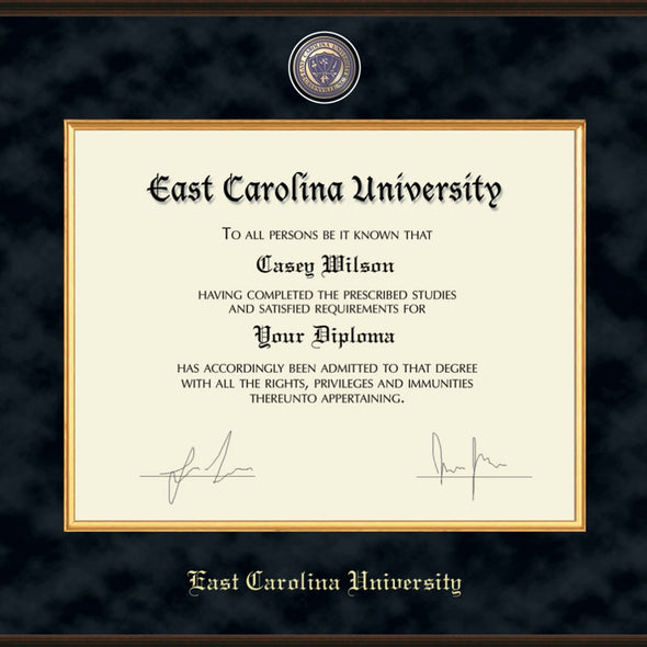 ECU Diploma Frame - Excelsior Shot #2