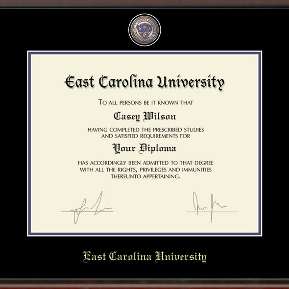 Official ECU Diploma Frame, the Masterpiece Graduation Gift Selection M.LaHart & Co.