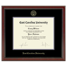 ECU Diploma Frame, the Fidelitas Shot #1