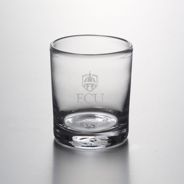 ECU Double Old Fashioned Glass by Simon Pearce Shot #1
