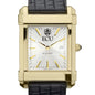 ECU Men's Gold Watch with 2-Tone Dial & Leather Strap at M.LaHart & Co. Shot #1