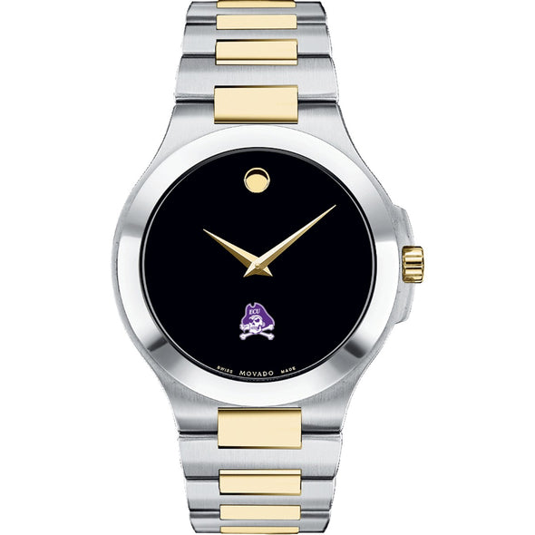 ECU Men&#39;s Movado Collection Two-Tone Watch with Black Dial Shot #2