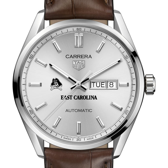 ECU Men&#39;s TAG Heuer Automatic Day/Date Carrera with Silver Dial Shot #1