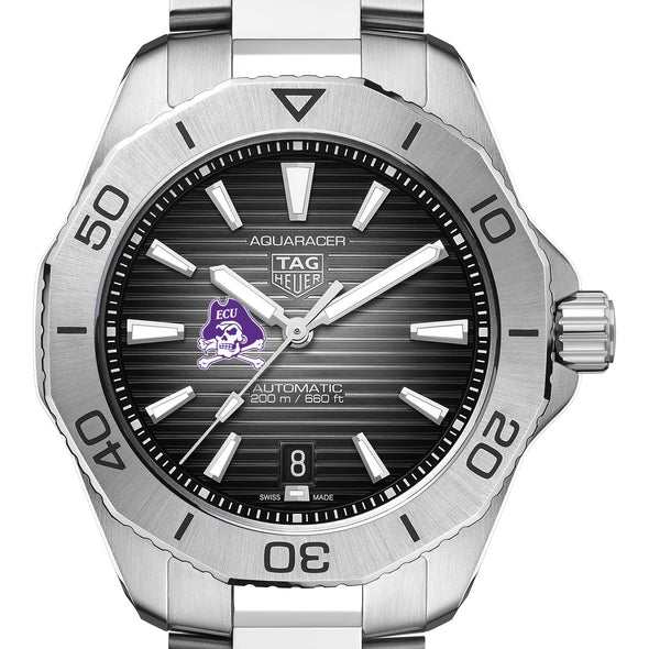 ECU Men's TAG Heuer Steel Automatic Aquaracer with Black Dial Shot #1