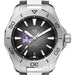 ECU Men's TAG Heuer Steel Automatic Aquaracer with Black Dial