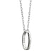 ECU Monica Rich Kosann "Carpe Diem" Poesy Ring Necklace in Silver