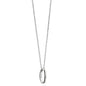 ECU Monica Rich Kosann "Carpe Diem" Poesy Ring Necklace in Silver Shot #2
