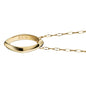 ECU Monica Rich Kosann Poesy Ring Necklace in Gold Shot #3
