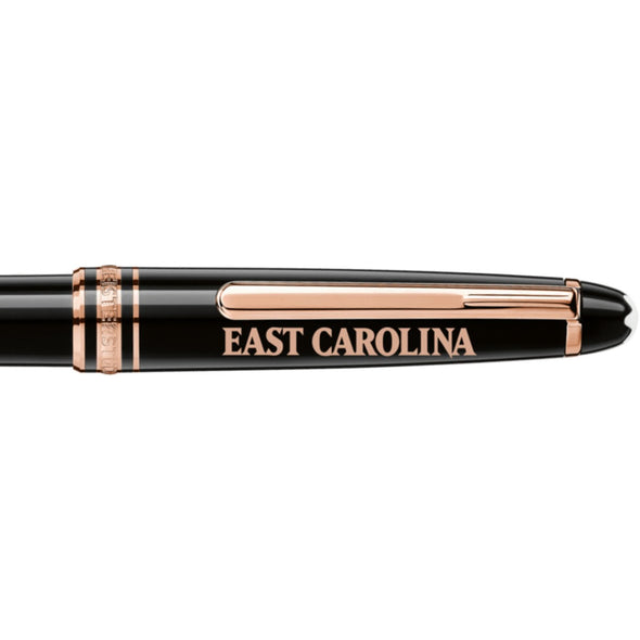ECU Montblanc Meisterstück Classique Ballpoint Pen in Red Gold Shot #2