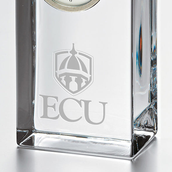 ECU Tall Glass Desk Clock by Simon Pearce Shot #2