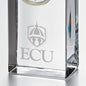 ECU Tall Glass Desk Clock by Simon Pearce Shot #2