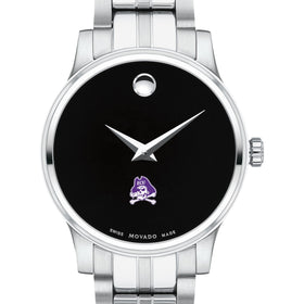 ECU Women's Movado Stainless Steel Watch with Black Dial Shot #1