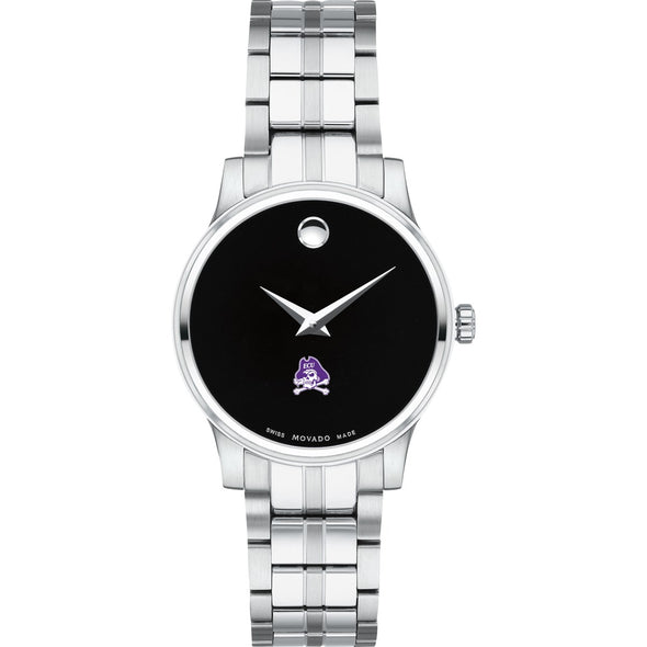 ECU Women's Movado Stainless Steel Watch with Black Dial Shot #2