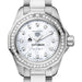 ECU Women's TAG Heuer Steel Aquaracer with Diamond Dial & Bezel