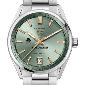 ECU Women's TAG Heuer Steel Carrera Automatic with Green Dial Shot #1