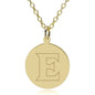 Elon 14K Gold Pendant & Chain Shot #1