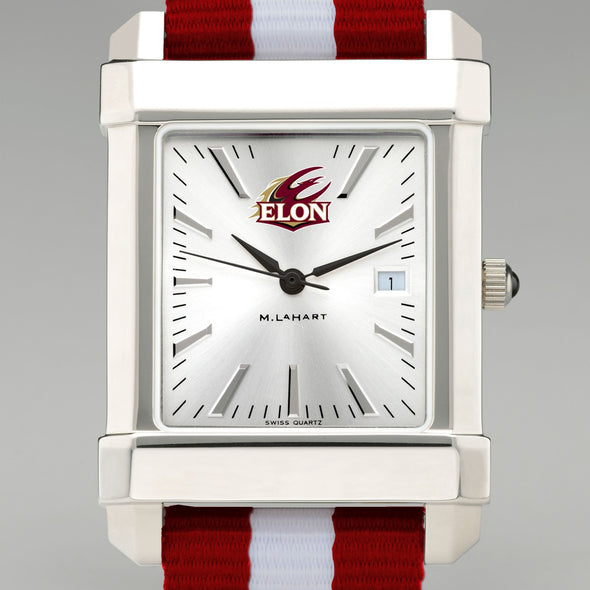 Elon Collegiate Watch with RAF Nylon Strap for Men Shot #1