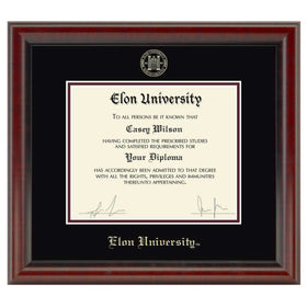 Elon Diploma Frame, the Fidelitas Shot #1