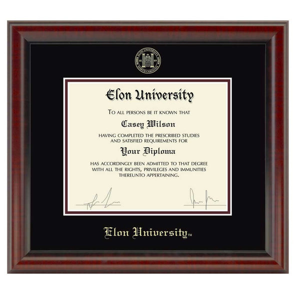Elon Diploma Frame, the Fidelitas Shot #1
